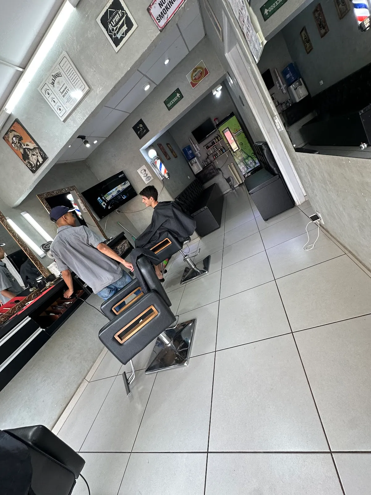 Ambiente da Wilker Barbearia no Jardim Paulista